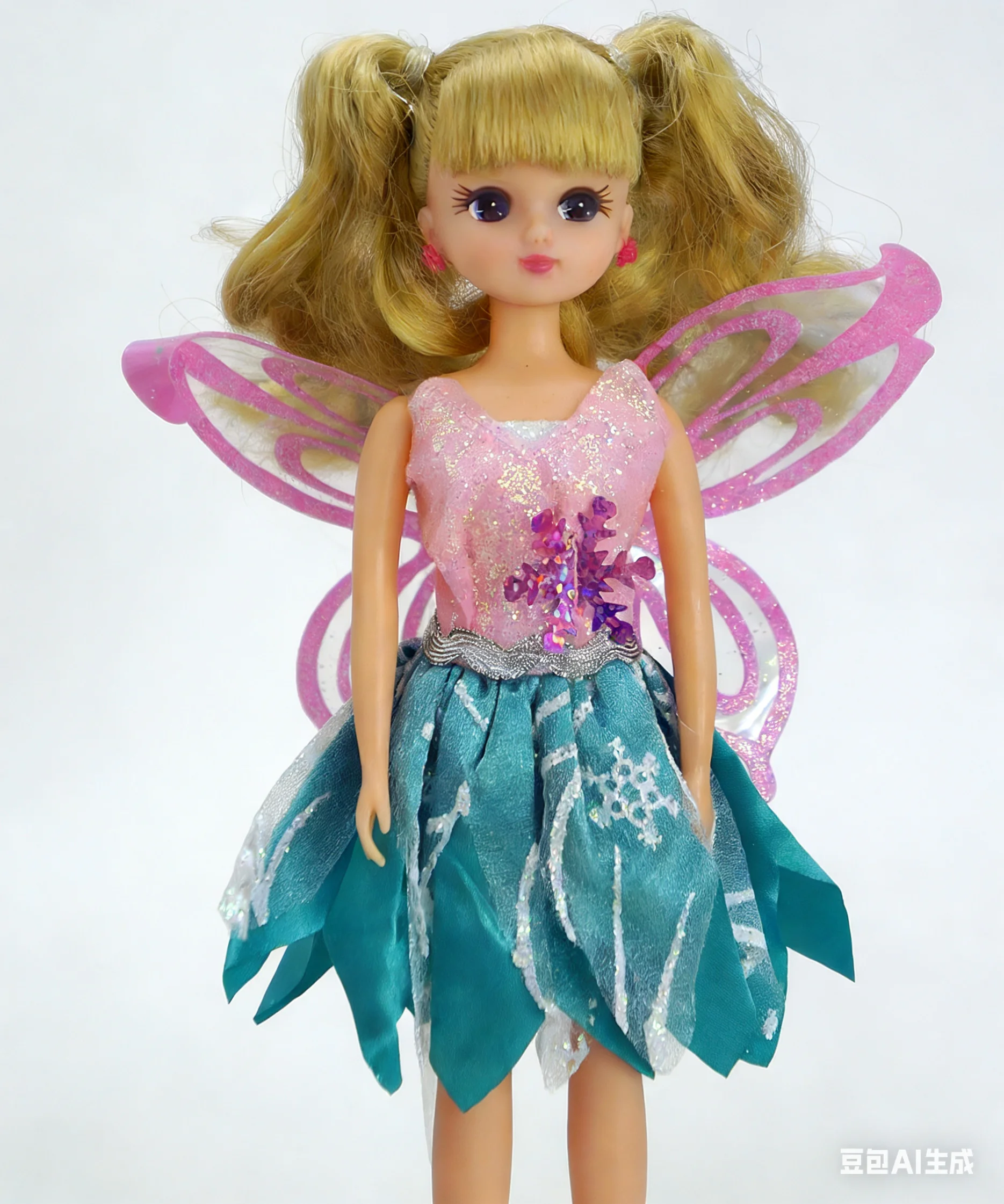 Doll Clothes Accessories  Dress Colorful Butterfly Wings For 23-27cm Doll Kits