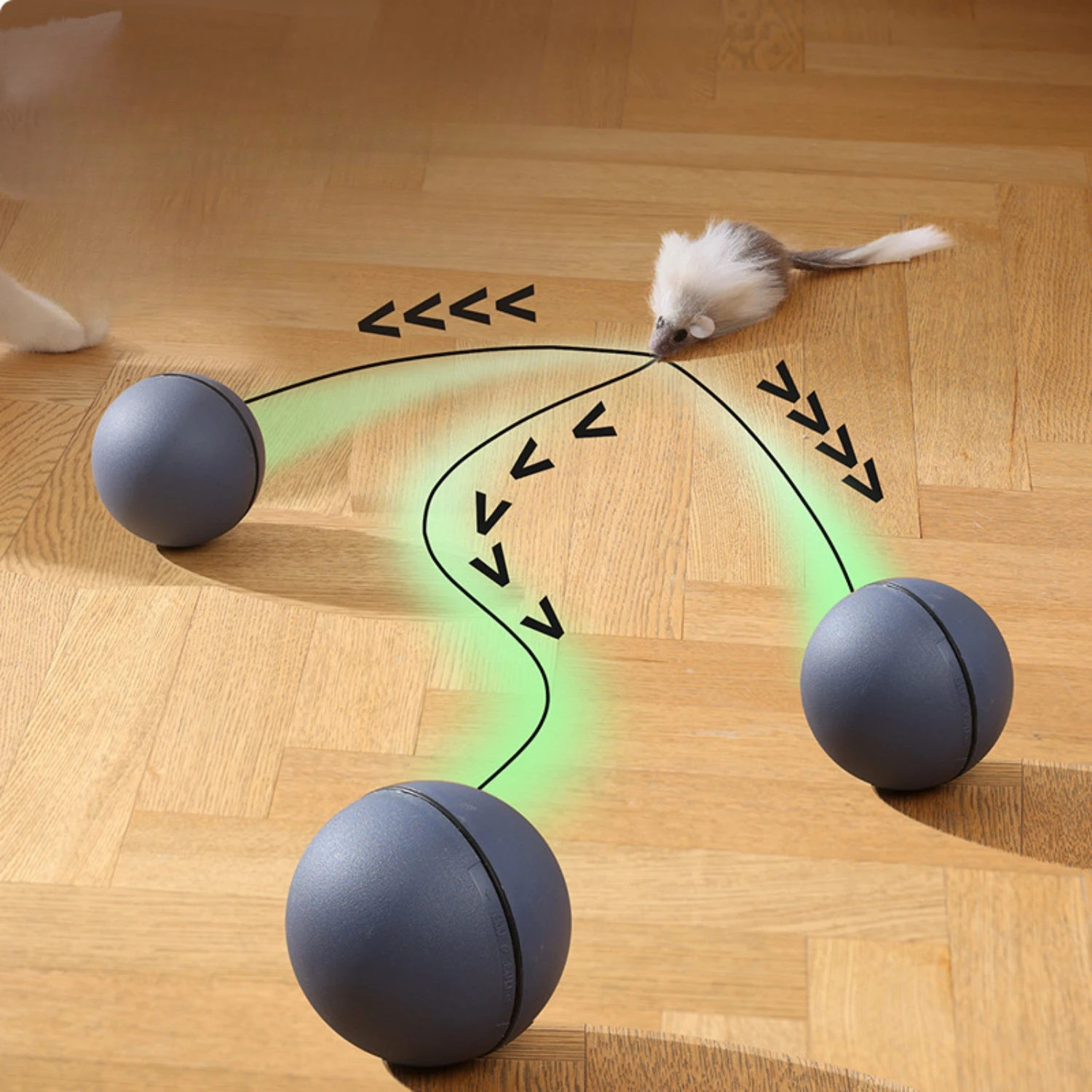 Cat toys self-hilarious deboring consumption of physical strength mouse teasing cat stick cat sports electric