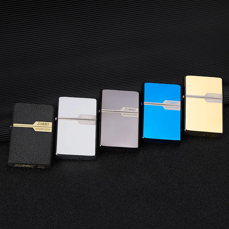 Zorro Kerosene Lighter, Double-headed Logo, Original Copper, Copper Shell, Windproof, Hot-selling, Can Be Wholesaled with Box