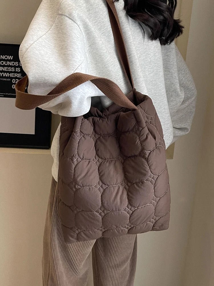 

Большая вместительная женская сумка-тоут для осени и зимы, модная стильная сумка через плечо, сумка для поездок на работу, из мягкого холщового материала