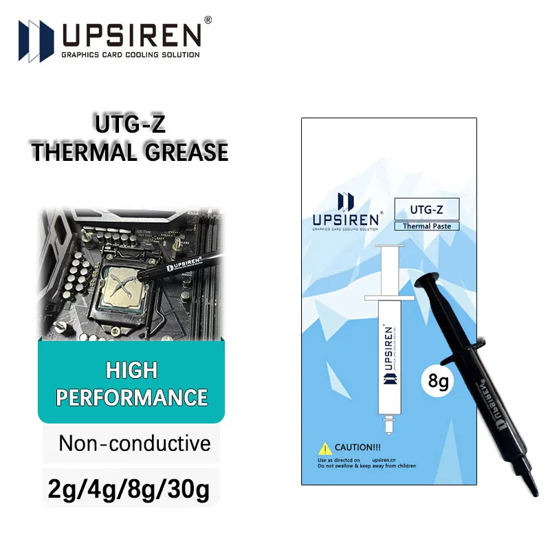 

UPSIREN UTG-Z Thermal Silicone Grease Gel For PC Desktop Laptop Notebook CPU GPU VGA Card Thermal Conductive Paste 2g/4g/8g/30g