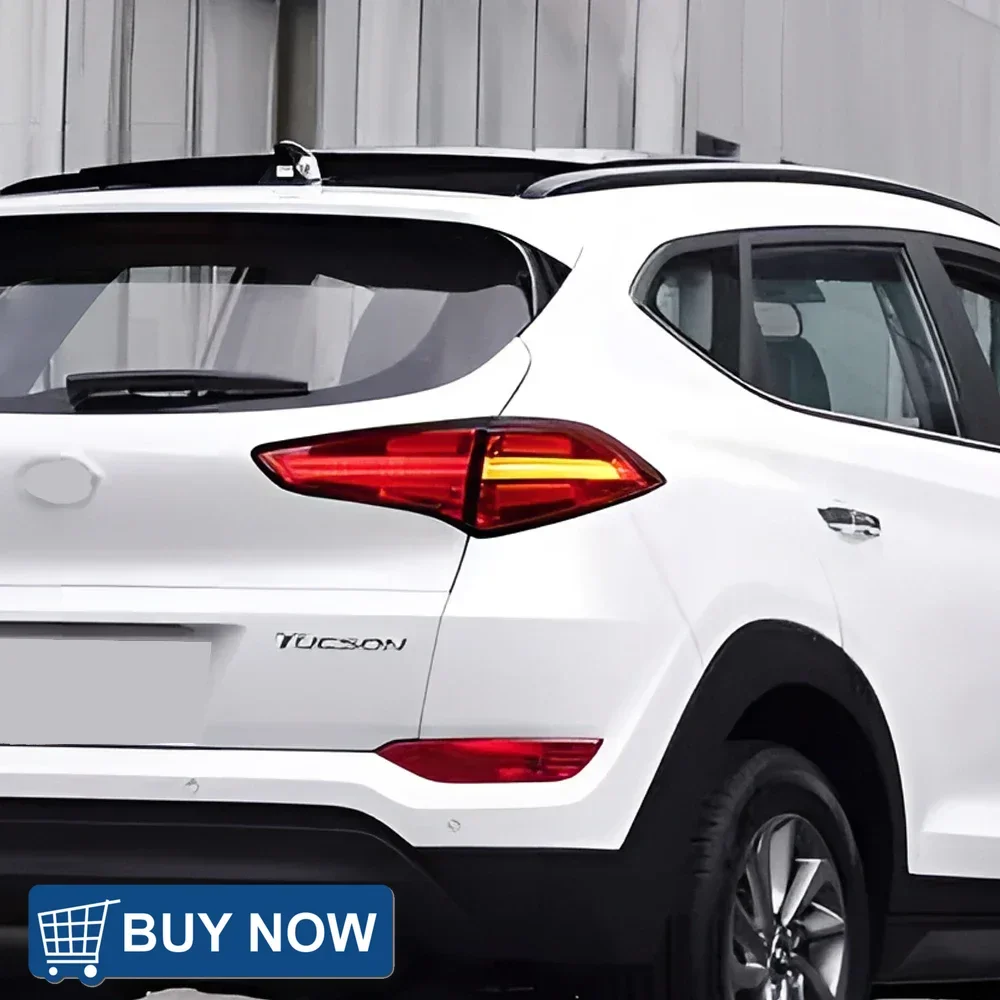 

For Hyundai Tucson 2015-2018 Auto Rear Lamps Assembly Upgrade LED Car Taillights Porsche Style Startup Effect Tool Accessories