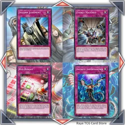 DIY YGO Popular Meta Trap Card Skill Drain Infinite Impermanence Evenly Matched Yugioh Card Game Not Original Master Duel