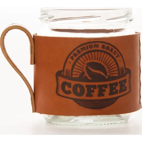 Love Will Find Canberra Coffee Leather Mug Brown