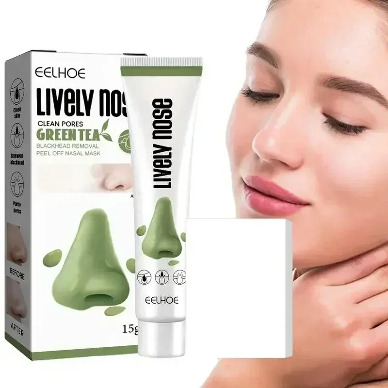 Removedor de cravo creme nariz tiras natural planta baseado poros tira nariz limpeza casca fora lama máscara cuidados com a pele facial