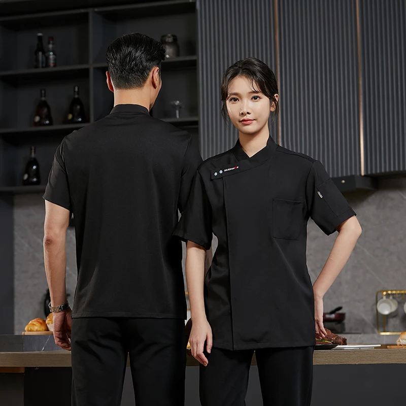 베이커리 셰프 작업복 요리사 재킷 음식 서비스 요리복 상의 주방 셔츠 호텔 웨이터 작업복 레스토랑 유니폼