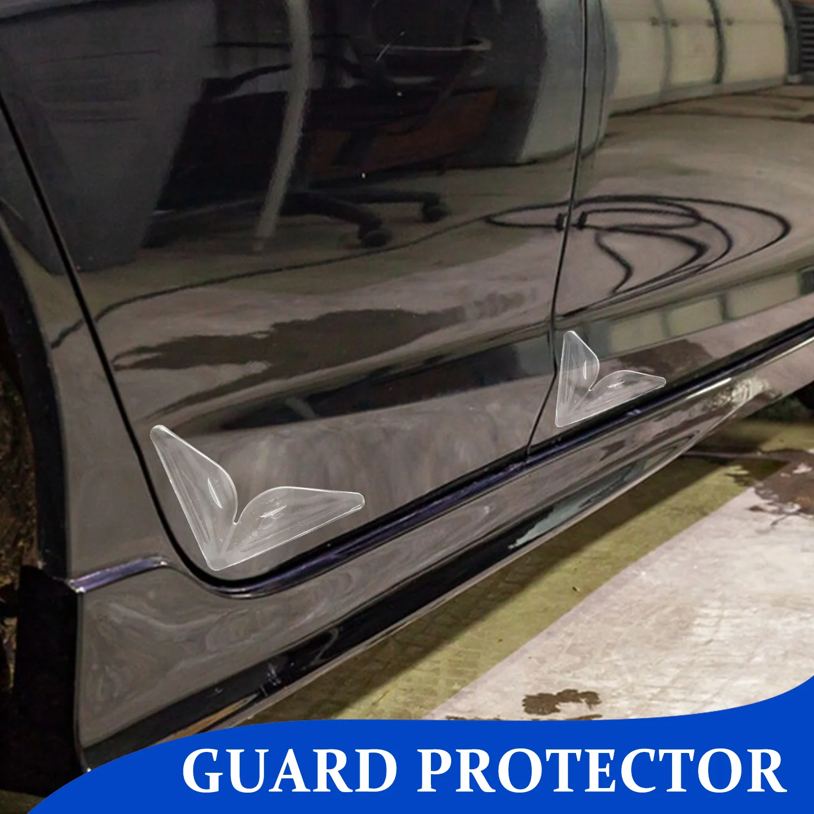 

4pcs Edge Guards Corner Protector Anti-Scratch Impact Resistant Protectors For Vehicle Front Side Door Corner Sticker Auto Car