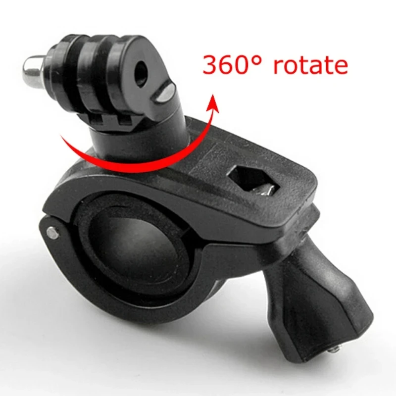 360 Degree Rotation Bike Stand Action Camera Holder For Gopro Hero 10 9 8 7 6 5 SJCAM Camera Accessories Reusable Camera Holder