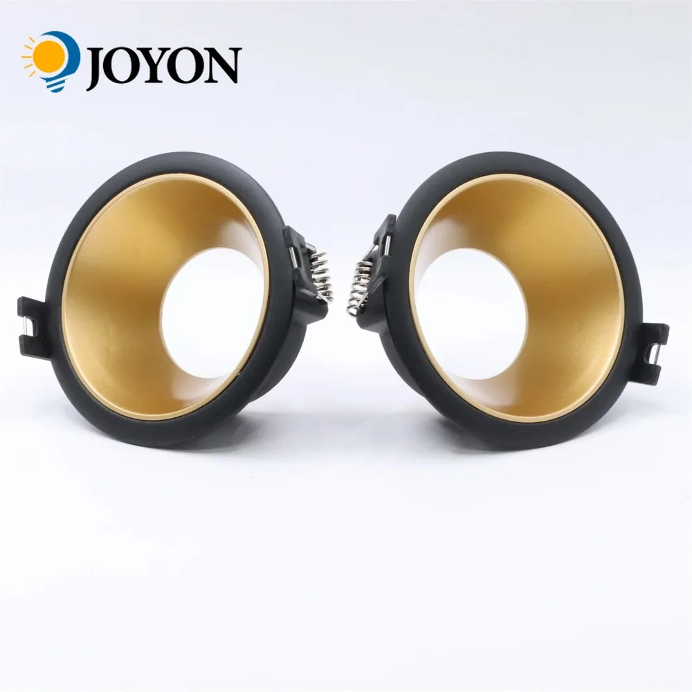 

Joyinled Recessed Downlight Frame GU10 MR16 Holder Round Ceiling Mount Spot Light Aluminum Lighting Fixture for Home Commercial