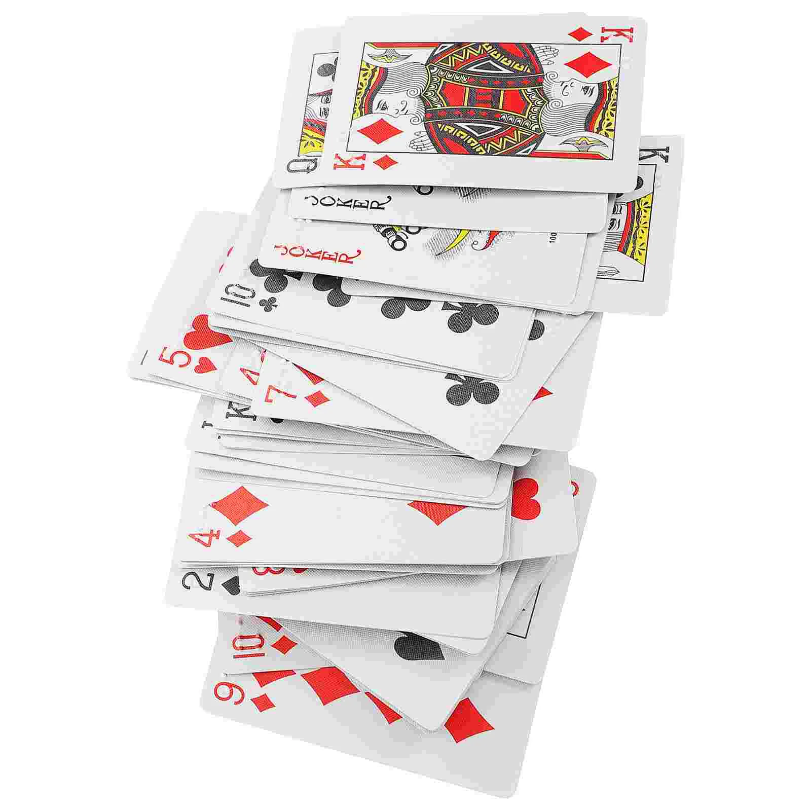 Braille Playing Cards Large-print for Blind Tactile 9 Game Bridge Assistive Devices