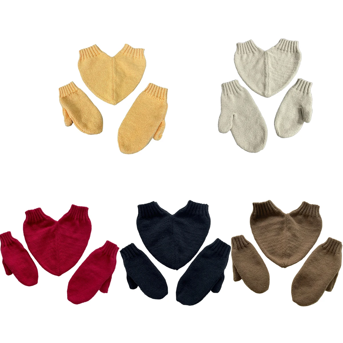 

Перчатки для пары, держащие руки, вязаные перчатки с эластичными манжетами, мягкие толстые зимние перчатки для пеших прогулок, катания на лыжах на открытом воздухе