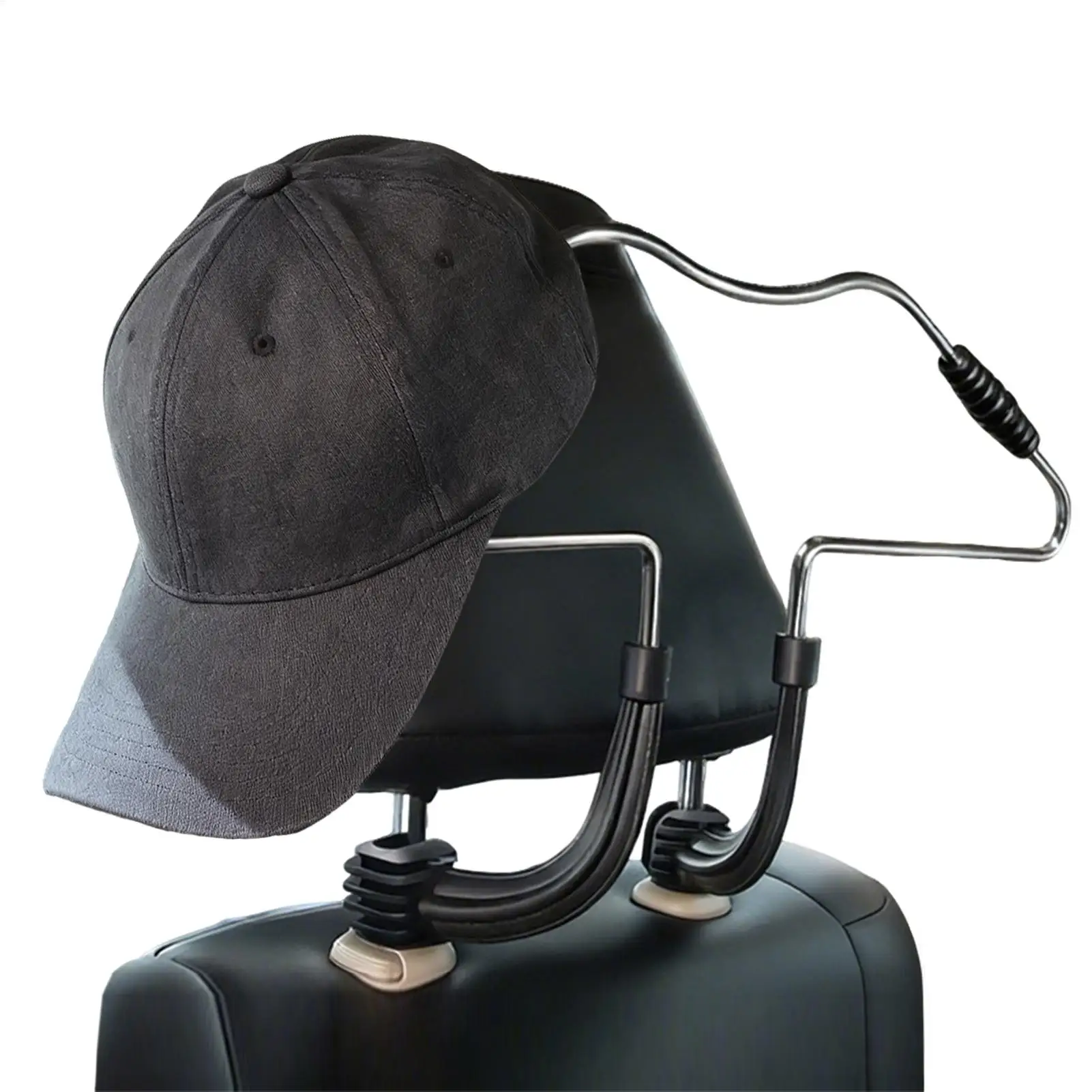 

Car Clothes Hanger Stainless Steel Adjustable Telescopic Auto Organizer Auto Coat Hanger For Travel Road Trip Driving Summer