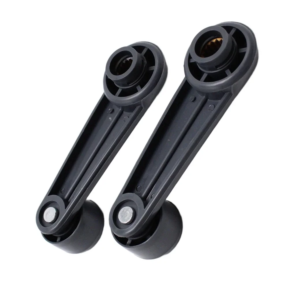Manual Window Crank Handle Gray Pack of 2 for Nissan 240SX 720 D21 Pickup Frontier Pathfinder Xterra 1985-2004