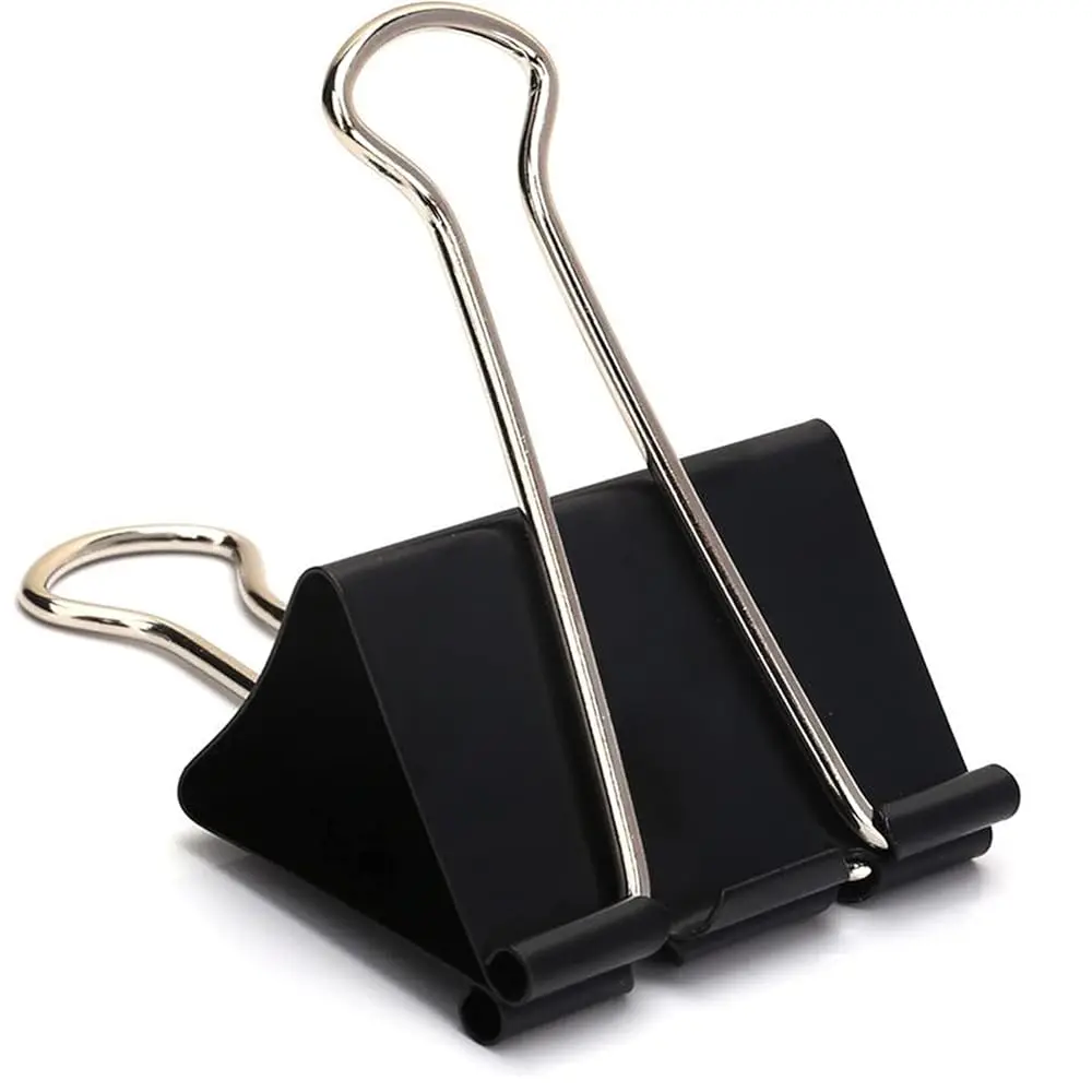 

Сверхбольшие зажимы для бумаги 2,4 дюйма (24 шт.), улучшенные гигантские скрепки, большие зажимы для бумаги для офиса и дома