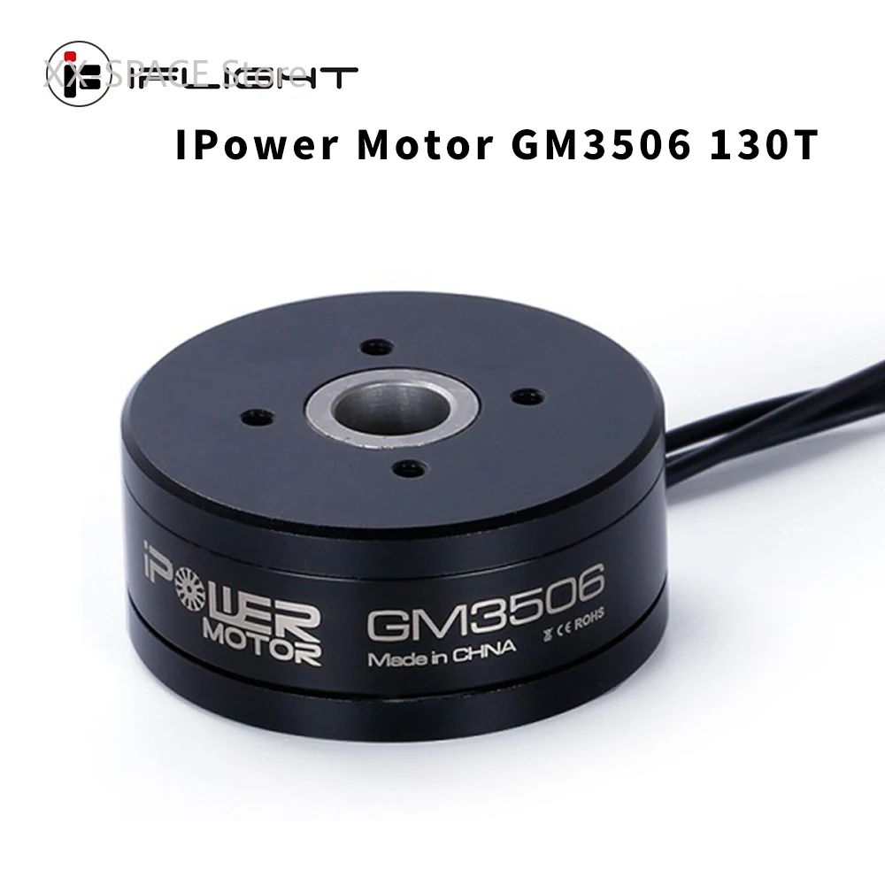 

IFlight IPower Motor GM3506 130T With AS5048A Encoder 3506 Hollow shaft Brushless Gimbal Motor for SLR Camera Stabilization