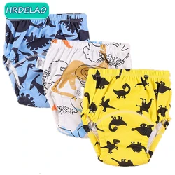 Baby Short Cartoon Diaper Training Pant Cotton Ocean Shark Dinosaur Vegetables Gauze Diaper Learning Pant Waterproof Diaper Gift