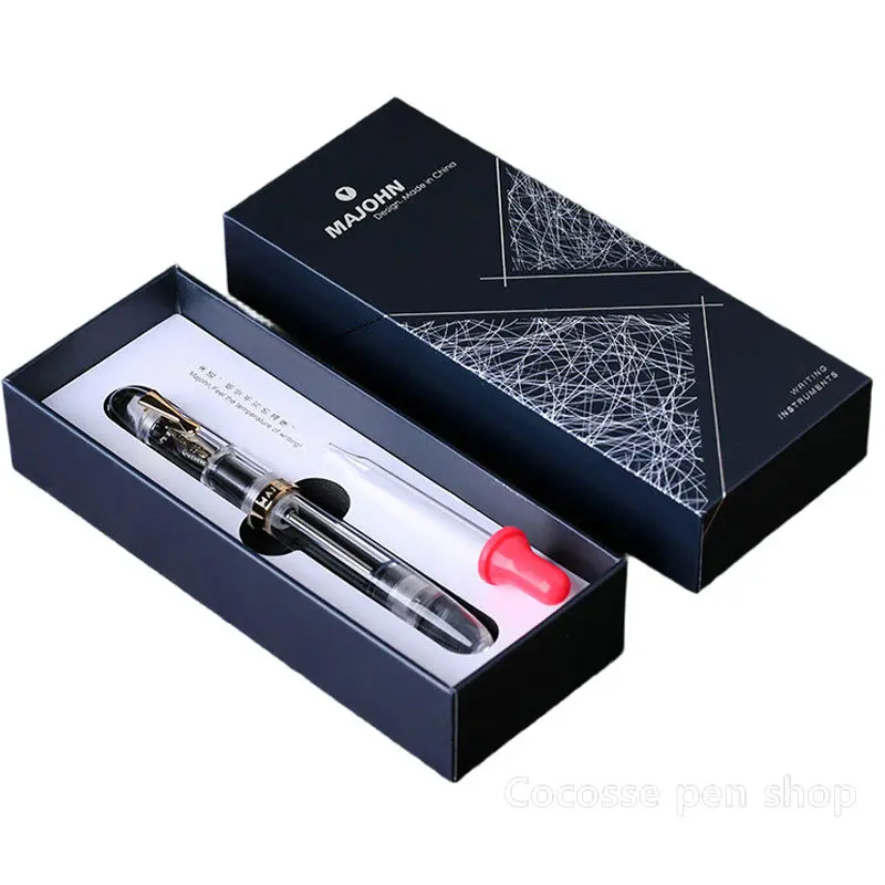 Premium Collection Oversize Balanced Stationery MAJOHNC4 Shockproof Multi-Layer Sealing Ring Multi Gauge Nib Corporate Signature