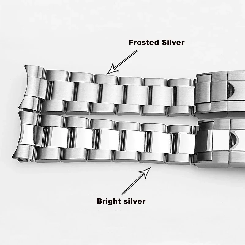 904 Steel Watch Bracelet For Rolex SUBMARINER DAYTONA Yacht-Master GMT Watch Band Strap glidelock Clasp Watch Bands 20mm 21mm