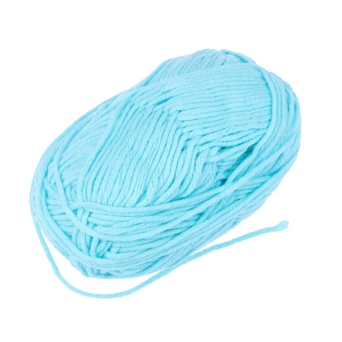

50G Milk Cotton Yarn Skin Super Soft Knit Crochet Yarn for Accessories Winter Wear Light Turquoise