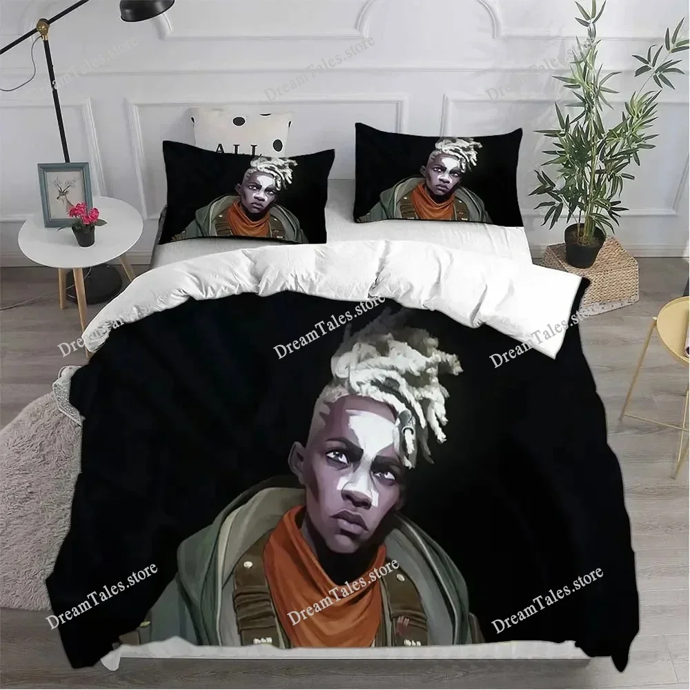 

2025 Arcane Season 3 Bedding Sets Bed Cover Comforter Duvet Cover Pillow Case Boys Adult Bedroom Decor Home Textileextile