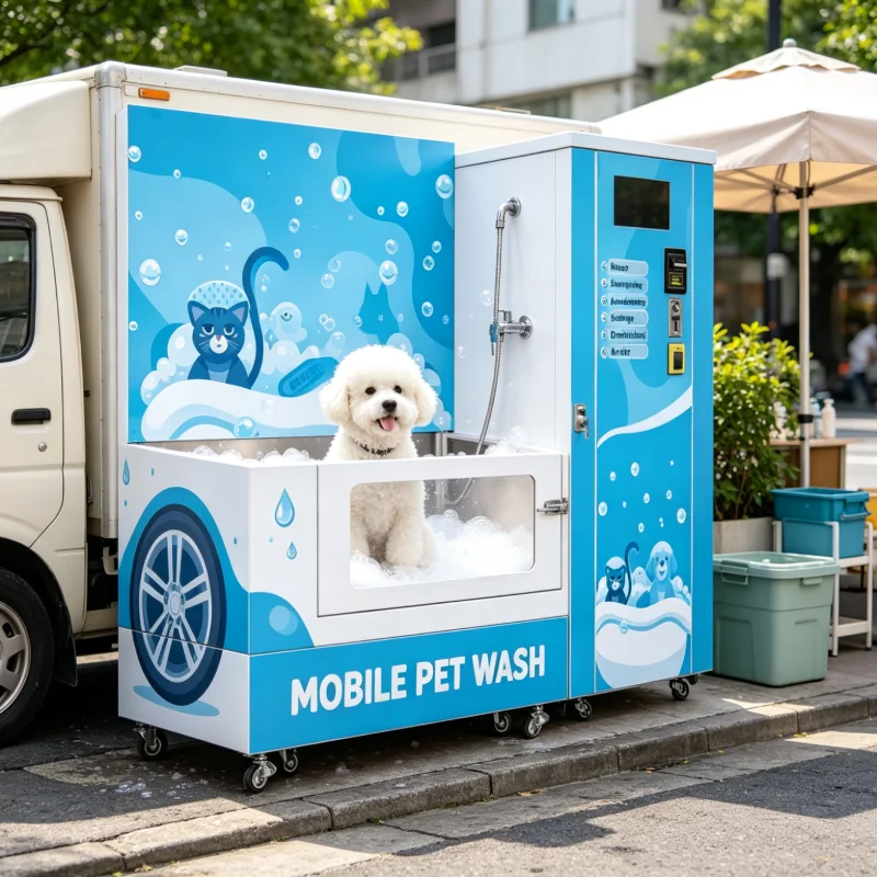 Heavy Equipment Business - 業務用全自動犬洗浄機、業務用ペット入浴ステーション、カスタムペットグルーミング機器
