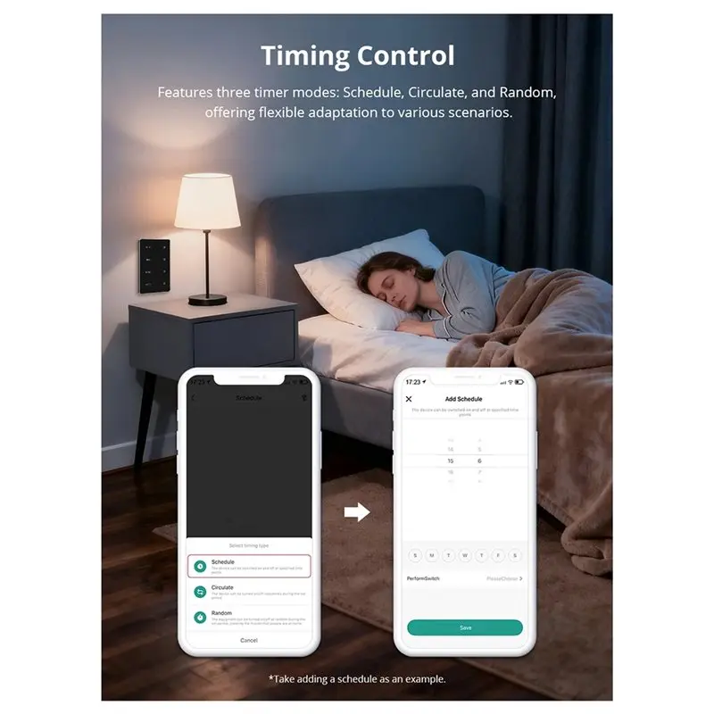 

A23P Zigbee For Tuya Smart App Control, Voice Control DIY Name Switch US Black Touch Panel Smart Display Screen Light Switch US