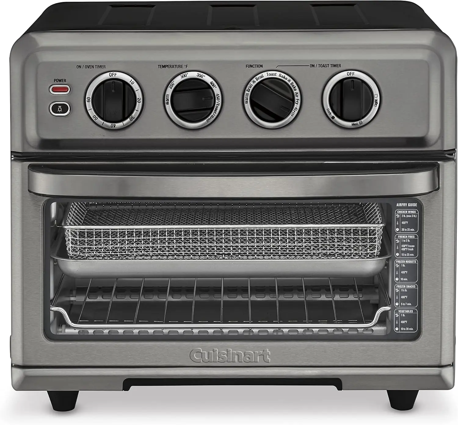 TOA-70BKS AirFryer Oven with Grill,Black