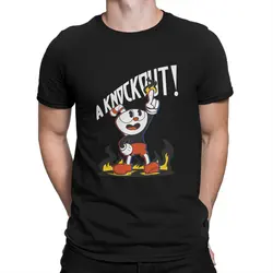 It's A Knockout TShirt For Male Cuphead Ms Chalice Game Clothing Style T Shirt Soft