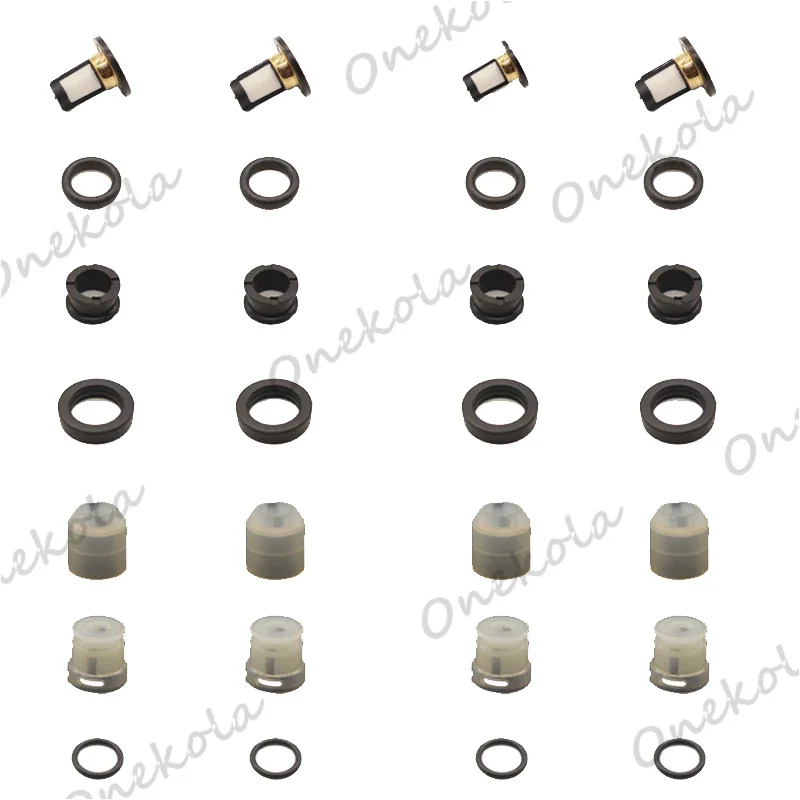 Fuel Injector repair kit Orings Filters for 1997-2002 Acura Honda 1.6L 2.3L 06164-P8A-A00 06164-P8A-A01