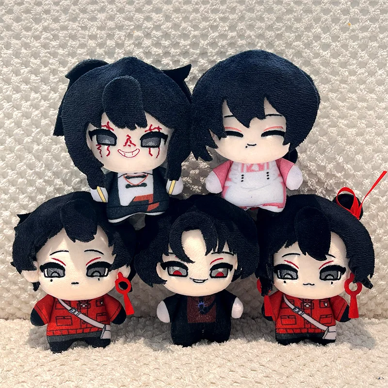 Anime monstro estrela do mar chaveiro 10cm bonito dos desenhos animados criatura estatueta colecionável saco de pelúcia charme presente para fãs