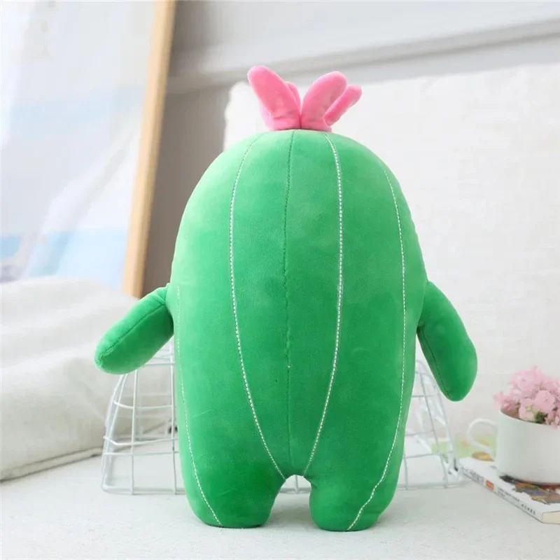 Lovely Flower Plant Cactus Plush Toy Triver Stuffed Doll Pillow Cushion Bolster Kids Children Boy Girl Gift Room Bedroom Decor