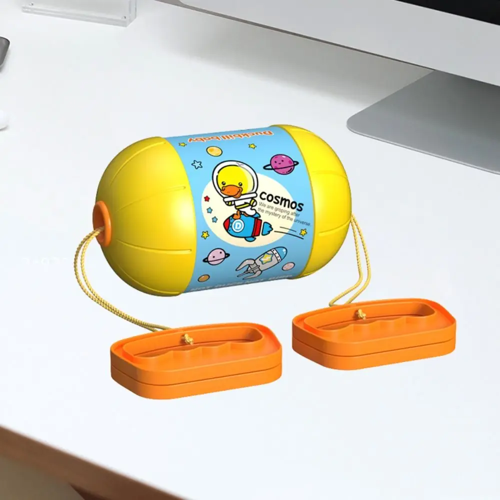 ABS tirando bolas de velocidad elásticas juguete juegos deportivos con combinación de luz lanzadera bola mano tirar interactivo doble tirón bola de juguete