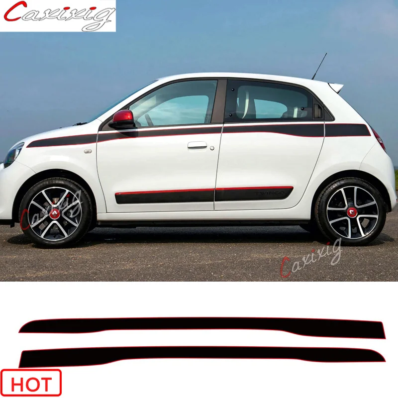 

Car Body Waist Lines Sport Stripes Sticker For Renault Twingo GT Color Run 2015-2017 Auto Door Decor Decal Exterior Accessories