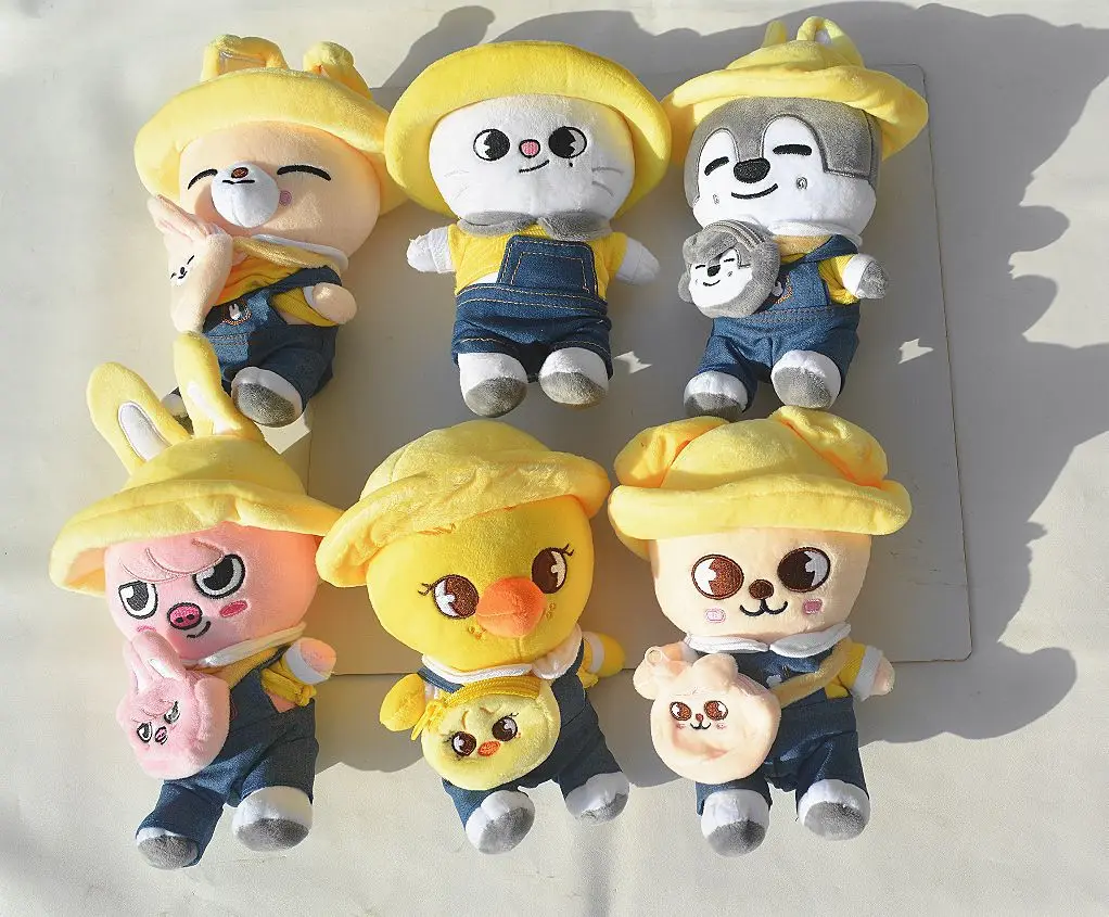 مجموعة دمى سكزو الحيوانية المحشوة - 20 سم مع ملابس وحقيبة ظهر قابلة للإزالة - إصدار محدود من دمى إس كيه زد - هدية من منتجات الحفلات