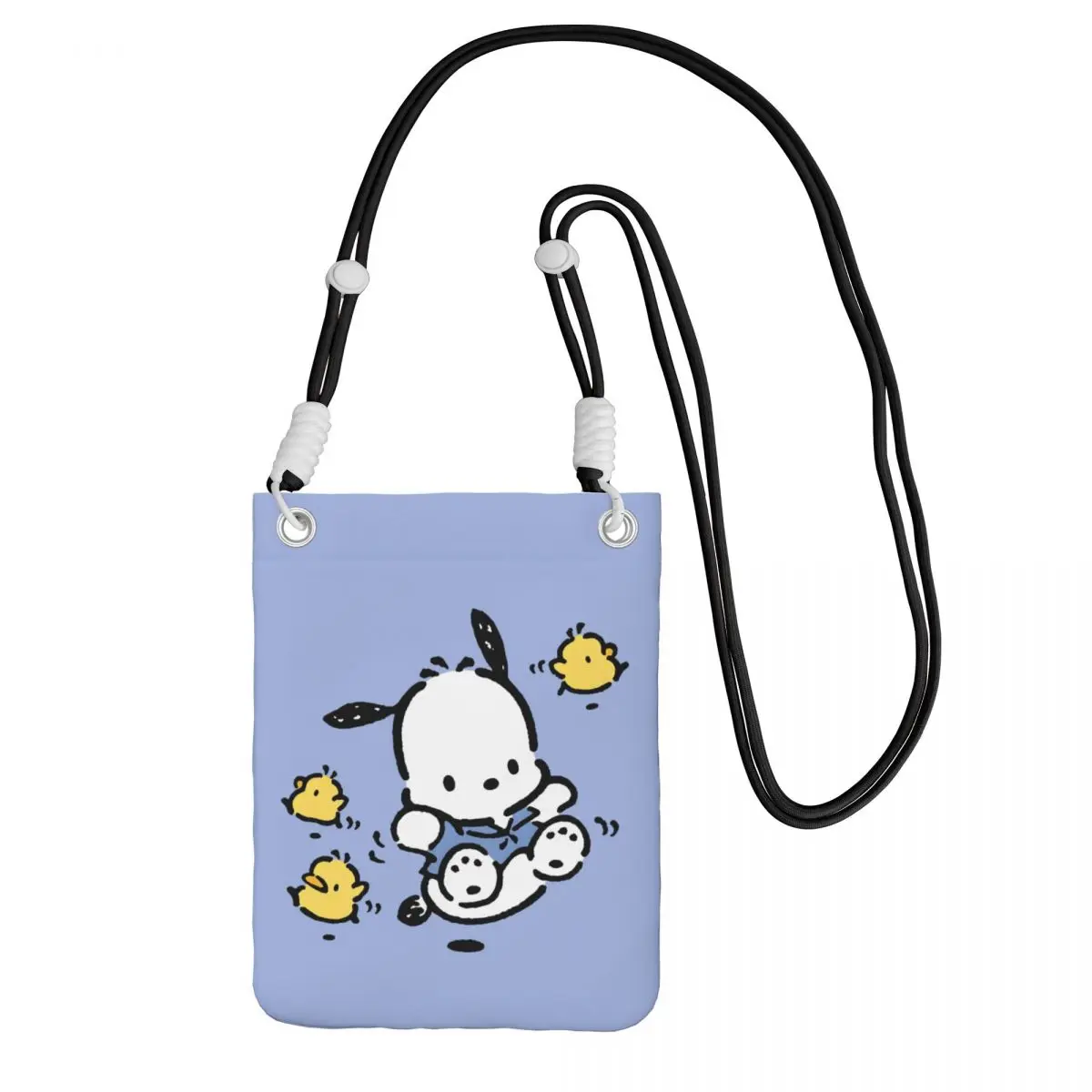 

Custom Pochacco Mobile Phone Bag for Men Women Fashion Kawaii Shoulder Crossbody Bag Key Bag Mini Shoulder Purse Wallet