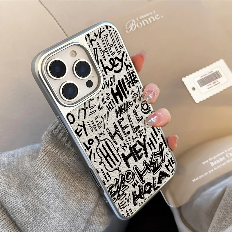 يا!!! حافظة هاتف مصنوعة من الجلد لهاتف آيفون 11/12/13/14/15/16/46 Pro Max AIR PLUS #1