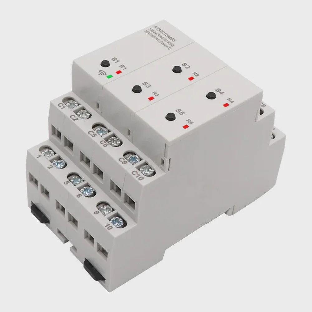For Tuya WIFI 5 Channels Smart Timer Switch With External Switch Remote Control For Household Use Easy Installation