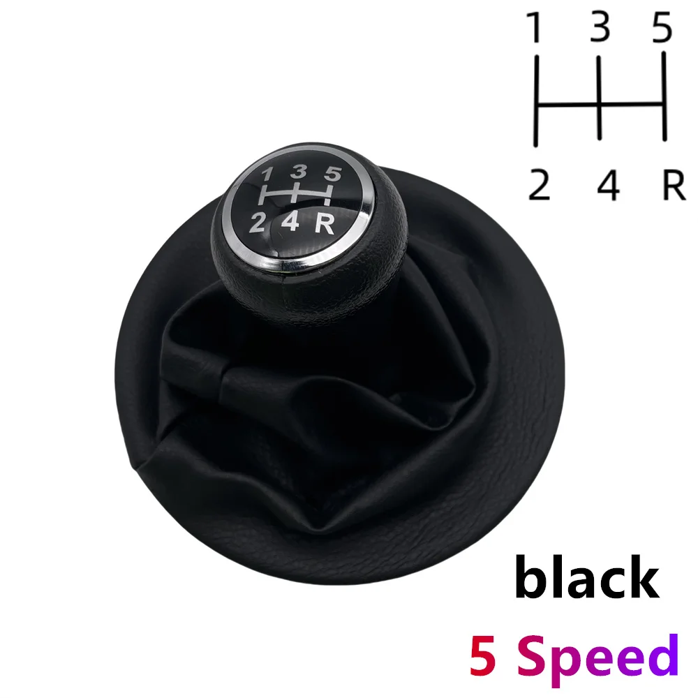 For Citroen Berlingo III MK3 For Peugeot Partner 2008-on New PU Leather Gear Shift Knob Lever Stick Gaiter Boot Cover  Car Parts