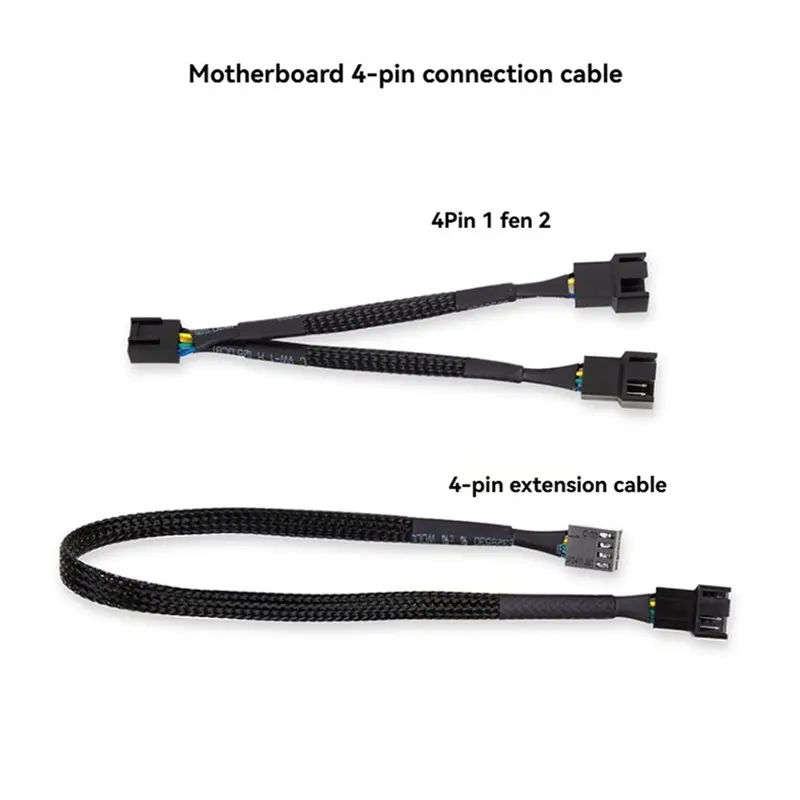 PWM Speed Controller 4-Pin Fan Speed Controller 4-Pin 12V Power Supply DIY Water-Cooling Cooling Fan Speed Controller