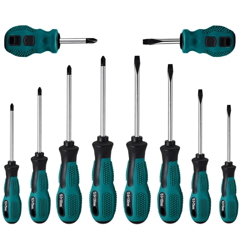 

A76K 10-Piece Screwdriver Set Hardware Tools Maintenance Tool Set Electrical Maintenance Tools