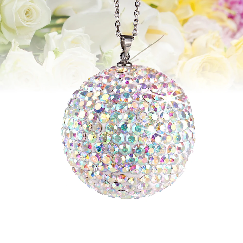 

Spherical Diamond-in Car Hanging Decoration Exquisite Pendant Bling Accessories