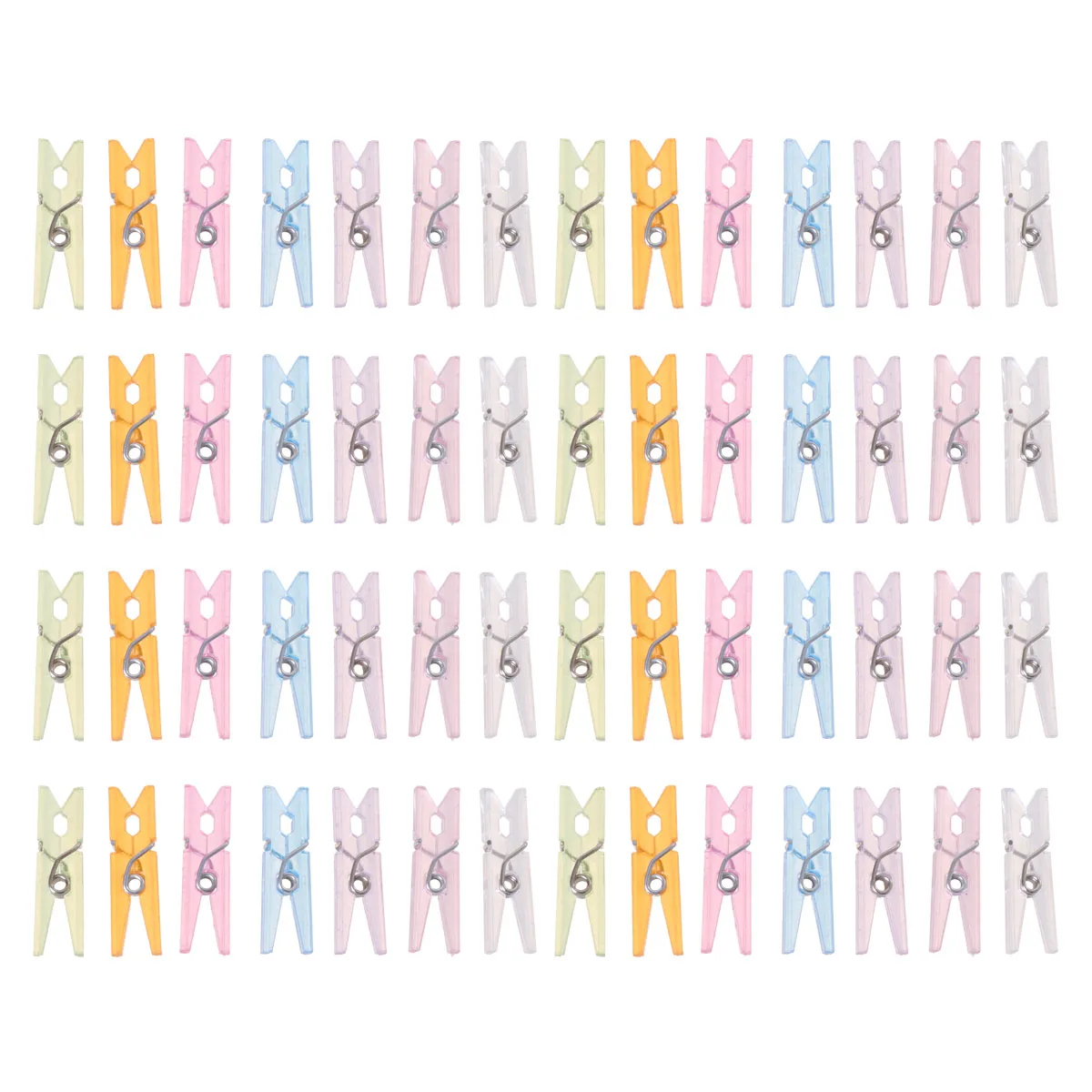 

100pcs Plastic Clothespins Mini Clips for Hanging Clothes Photos Craft Projects Gifts Home Decorations Holiday Items