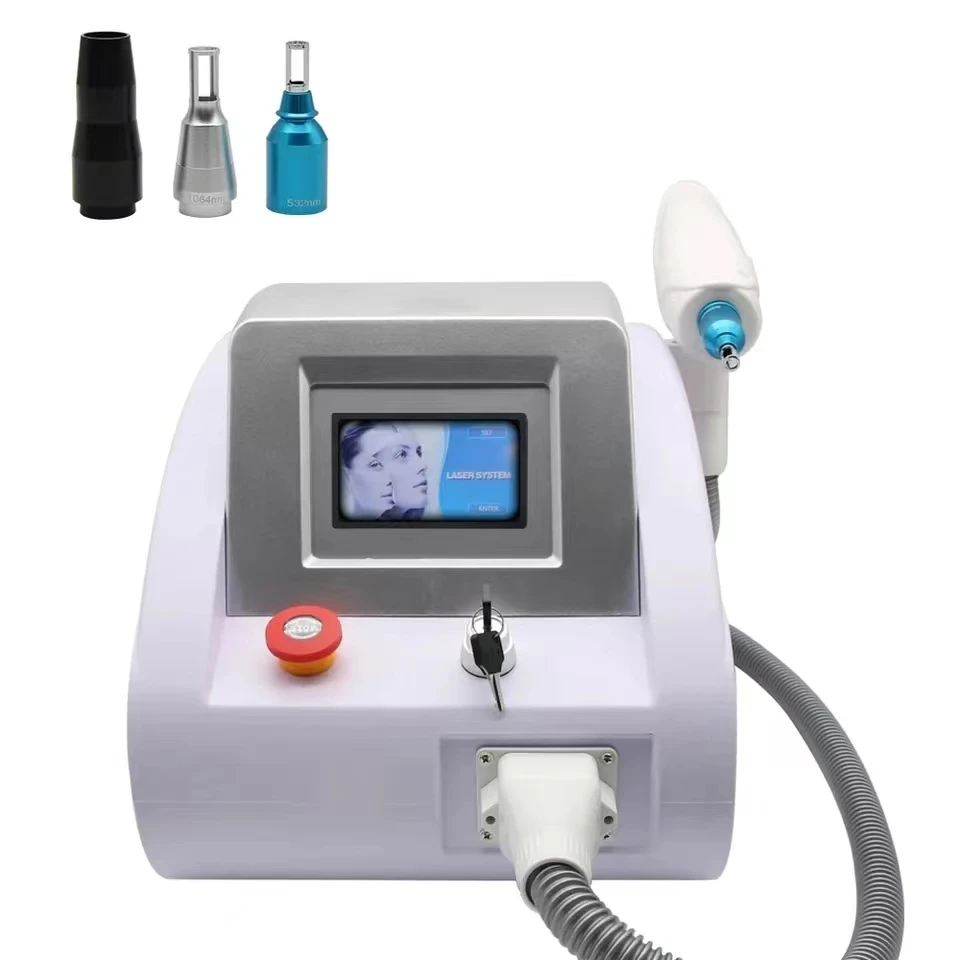 Machine de thérapie au laser Nd Yag, dissolvant de tatouage, dissolvant déformable, peeling au carbone, salon de beauté, vente, Q Switched, 2000W