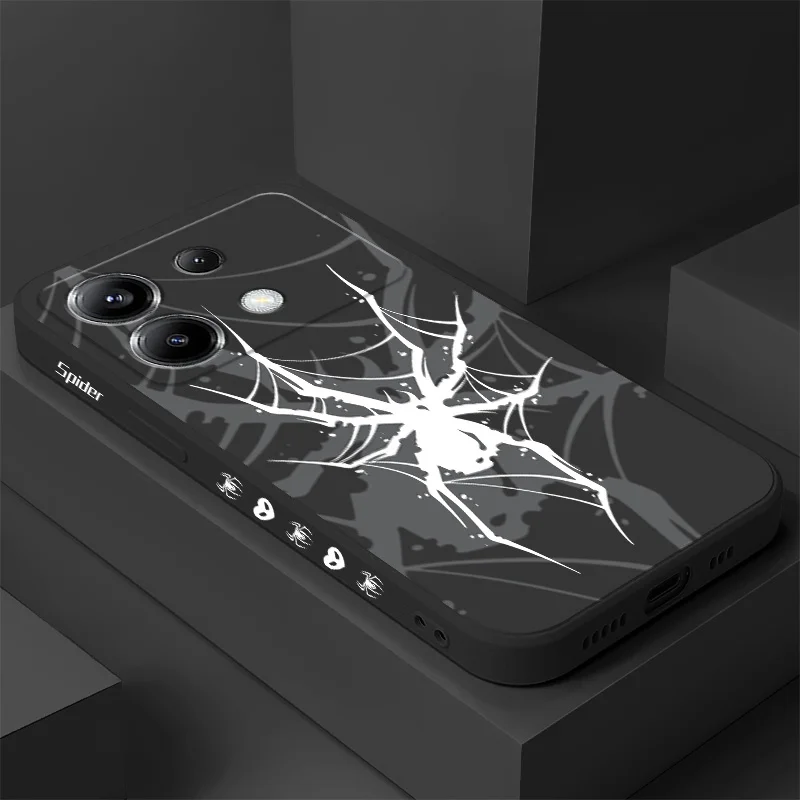 

Cool Spider Phone Case For Xiaomi Poco F7 X7 X6 F6 M6 M5 M5S F5 X5 F4 X4 M4 F3 M3 X3 Pro 4G 5G GT Silicone Cover