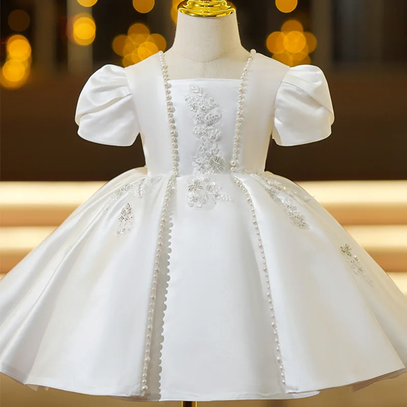 IYEAL Children\'s Dress Princess Dress Flower Girl Wedding Dress Little Girl Piano Host Dress Baby Girls\' Birthday Ball Gown