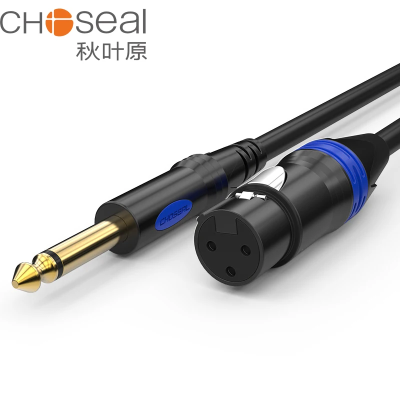 

CHOSEAL 6.35mm (1/4 Inch) Jack to XLR Cable Male to Female Audio Cable for Microphones Speakers Sound Consoles Amplifier