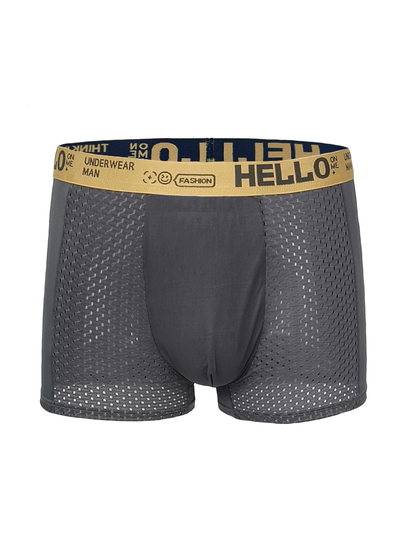 Men's Ice Silk Mesh Boxer Brief - 