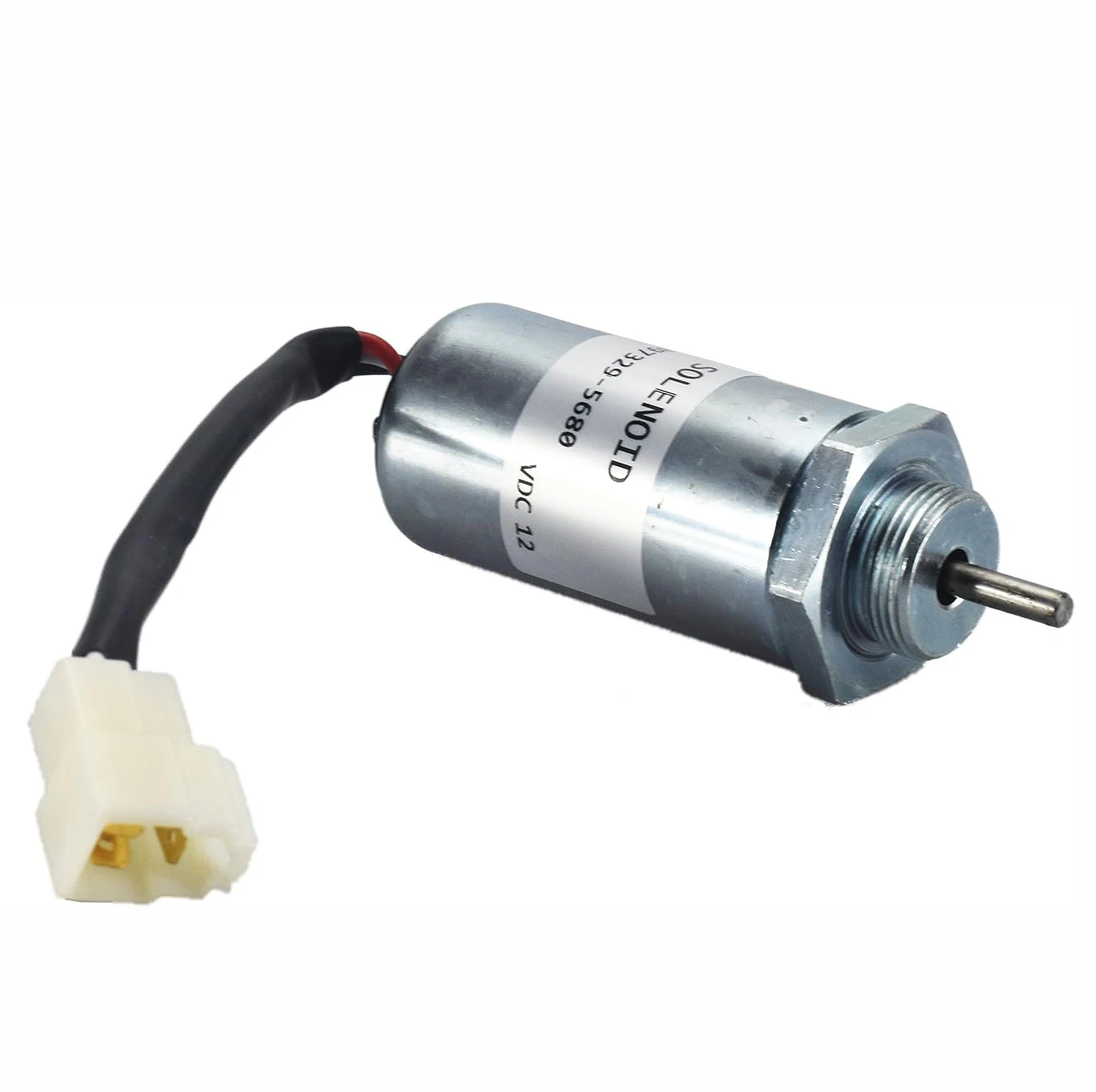 XCWoOshop 897329-5680 12V Fuel Shut off Solenoid For Isuzu 3LD1 3LD2 4LE1 3LB1 4LB2 4LE2 SK75