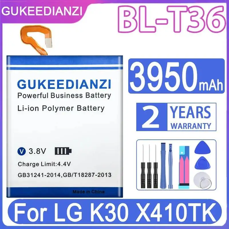

3950mAh Reliable Power Mobile Phone Battery For LG K30 X410TK BL-T36 Safe