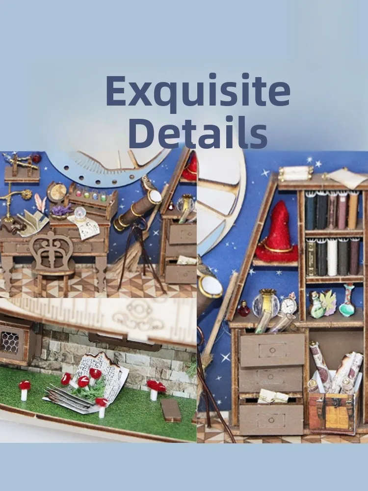 

Handmade DIY Wooden ature House Model Scene Building 3D Puzzle Toy Gift CRTS &CO. Static Model Architecture for Ages 4+